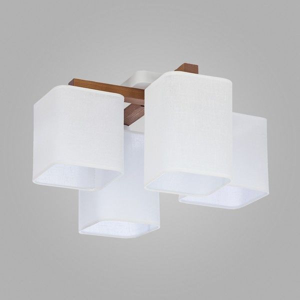 Светильник настенно-потолочный TK Lighting Tora 4163 Tora White цвет коричневый