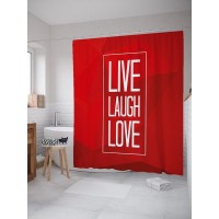 Шторка для ванной Live.Laugh.Love 180х200 см sc_53840