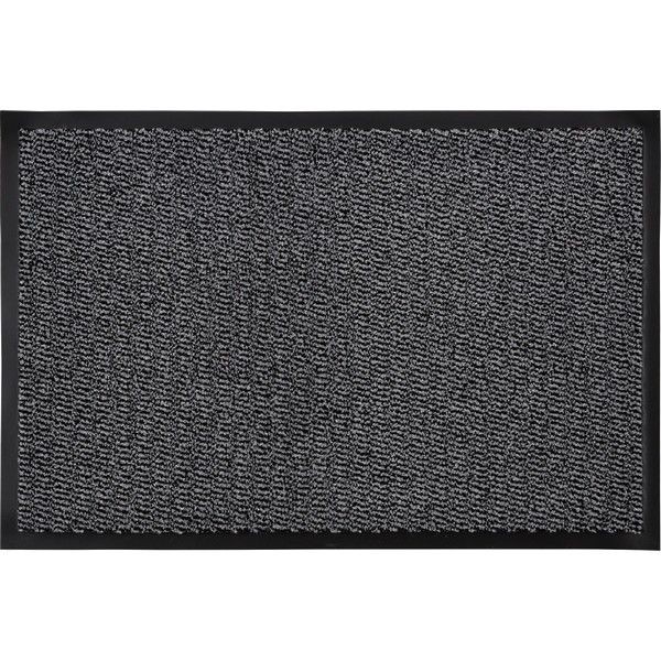 Коврик «Step» полипропилен 60x90 см цвет серый