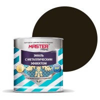 Эмаль универсальная Master Prime с металлическим эффектом цвет шоколад 2 л
