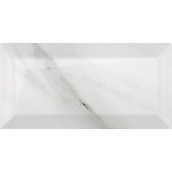 Плитка настенная Metrotiles каррара 10х20 см 0.88 м² цвет белый