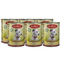 Консервы Berkley Puppy для Щенков кролик с овсяными хлопьями 400г (6 шт.)