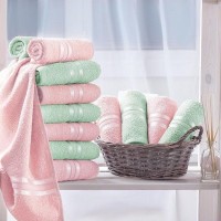 Полотенце для рук Harmonika Цвет: Ментоловый, Персиковый (30х50 см - 12 шт) br33682