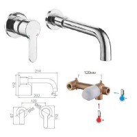 Смеситель для раковины Ledeme L1003-1