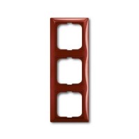 Рамка для розеток и выключателей ABB Basic 55 1 поста, цвет foyer (красный)