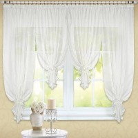 Штора для кухни Nivasan Рошен RSH-bl, 170х600 см