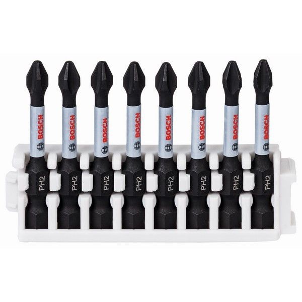 Биты ударные Bosch Impact Control, PH2, 50 мм, 8 шт.