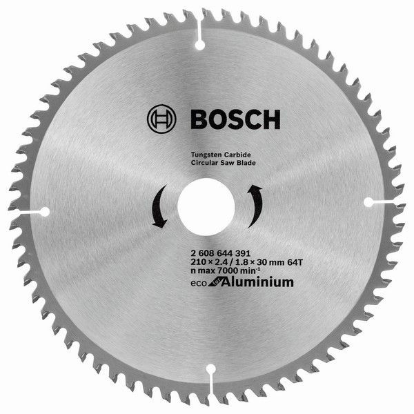 Диск пильный универсальный 210x30 мм Bosch ECO Alu/Multi 2608644391, 64 Т