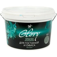 Краска для гостинной Glory 2.5 л, цвет исландский мох