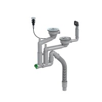 Сифон для мойки PREVEX Smartloc 42R13916 двойной