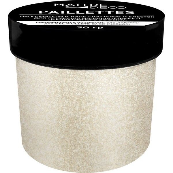 Декоративная добавка Maitre Deco «Paillettes Nacre Or» цвет желтый 30 г