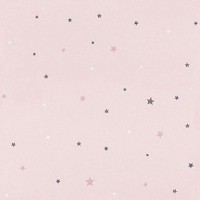 Обои бумажные Rasch Bambino XVIII розовые 0.53 м 245233