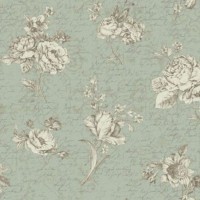 Обои бумажные York Wallcoverings Waverly Cottage голубые ER8147 0.68 м