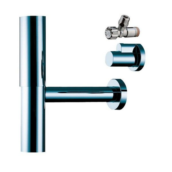 Сифон с угловыми вентилями Hansgrohe Flowstar 52120000