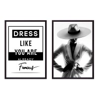 Набор постеров Дом Корлеоне Коллаж Fashion №40 08-0044-30х50, 21х30 см