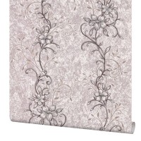 Обои флизелиновые Палитра Floris коричневые 0.53 м PL51015-58