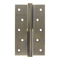 Петля съёмная правая S125413R-AB/BL, 125х75 мм, сталь, цвет бронза
