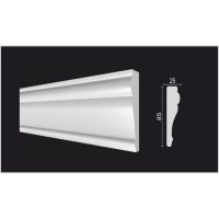 Молдинг стеновой Decor-Dizayn 152A 25х2000 мм дюропласт