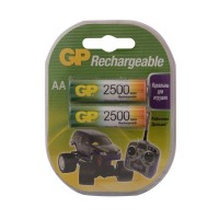 Аккумулятор GP AA Ni-Mh,2500 мА/ч, 2 шт.