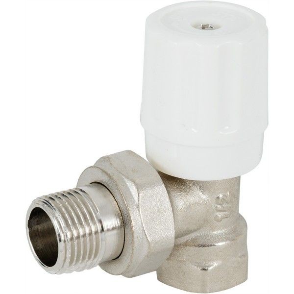 Кран для радиатора угловой 1/2 "34;