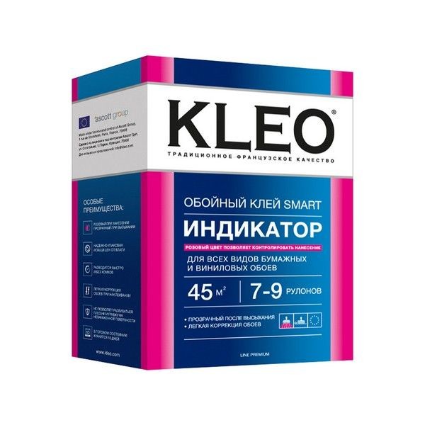 Клей для виниловых обоев Kleo 040 INDICATOR wb 45 м²