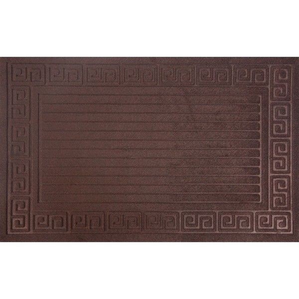 Коврик Inspire Lenzo 50x80 см, полиэфир/резина, цвет коричневый