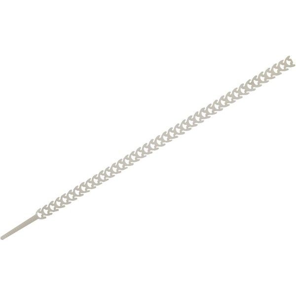 Хомут-стяжка Rapstrap 10x300 мм, пластик, цвет белый, 24 шт.