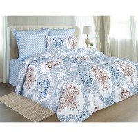 Комплект постельного белья Guten Morgen, полутораспальный, 932 Moroccan Pattern, поплин СП-932-143-150-50
