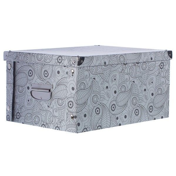 Коробка картон 40x30x20 см, узор
