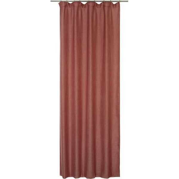 Штора на ленте Chokusu 140x280 см цвет оранжевый