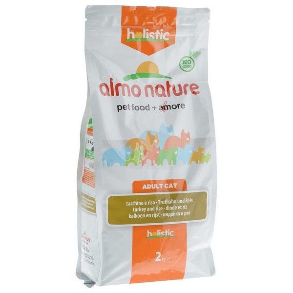 Сухой корм для кошек ALMO NATURE Holistic Индейка 2 кг