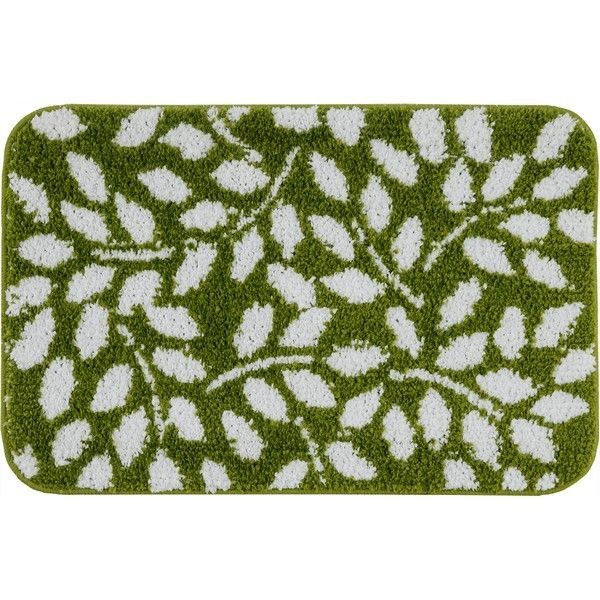 Коврик HF-112 Leaf-07 40x60 см, полиэстер, цвет зелёный