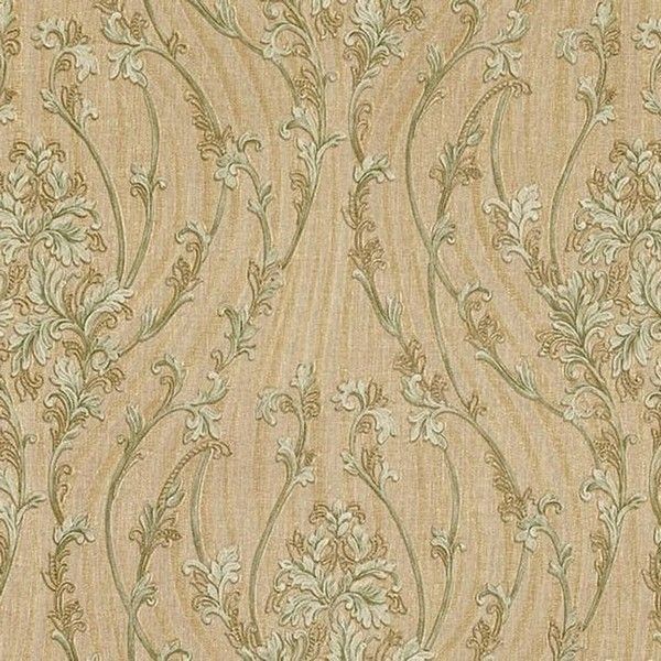 Обои флизелиновые Zambaiti Decorato жёлтые 1.06 м M41121