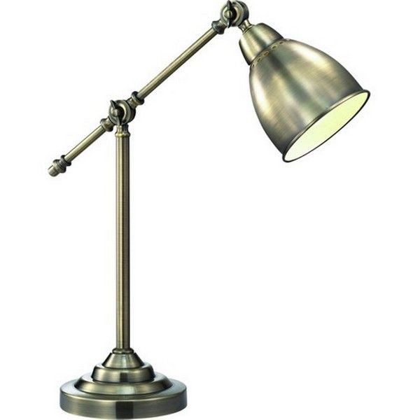 Лампа настольная Arte Lamp Braccio A2054LT-1AB цвет коричневый