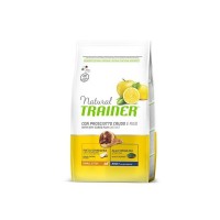 Сухой корм для взрослых собак мелких и миниатюрных пород TRAINER Natural Small&Toy Сыровяленая ветчина Рис Маточное молочко 2 кг