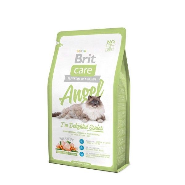 Сухой корм для пожилых кошек BRIT Care Cat Angel Delighted Senior 2 кг