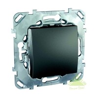 Переключатель Unica TOP, 1 клавиша, графит