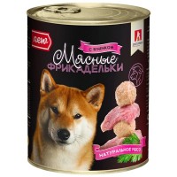 Влажный корм для собак ЗООГУРМАН – МЯСНЫЕ ФРИКАДЕЛЬКИ, с ягненком, 850г