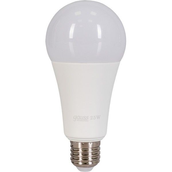 Лампа светодиодная Gauss LED Elementary A67 E27 220 В 25 Вт груша матовая 2150 лм, холодный белый свет