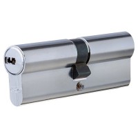 Цилиндр Abus 40х40 мм, ключ/ключ, цвет никель