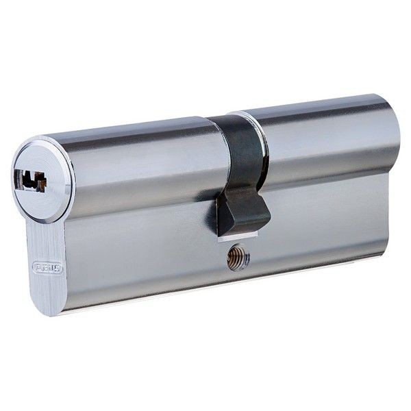 Цилиндр Abus 40х40 мм, ключ/ключ, цвет никель