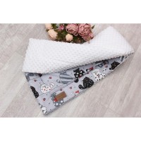 Плед детский AmaroBaby Растём вместе Котики 95х85 см, бязь