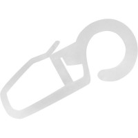 Крючок для колец 2 см цвет прозрачный