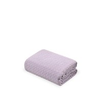 Простыня DEНАСТИЯ «Зигзаг» 150х200 см, жаккард, сиреневая, C040007