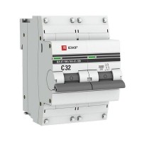 Выключатель автоматический EKF PROxima mcb47100-2-32C-pro 2Р 230В 32А