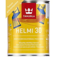 Краска для колеровки для мебели Tikkurila Helmi 30 прозрачная база 0.9 л