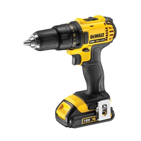 Дрель-шуруповерт аккумуляторная DeWalt DCD780C2, 18 В Li-ion 2х1.5 Ач