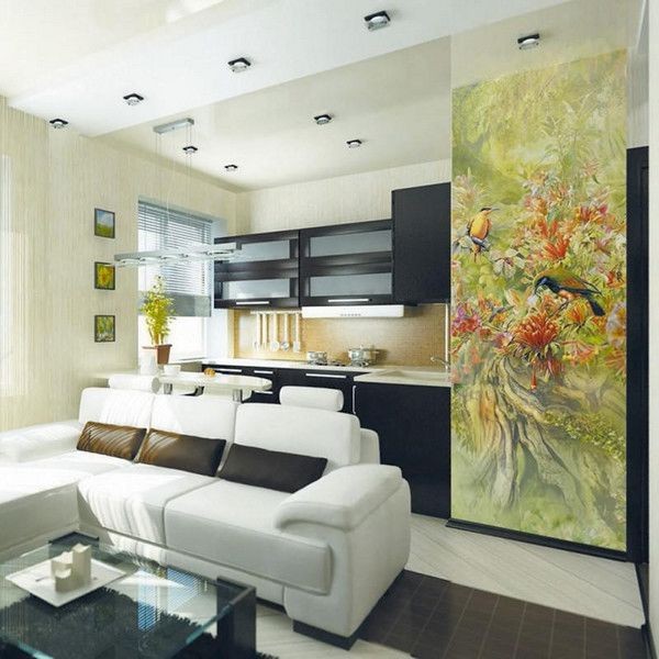 Фотообои Urban Style (Райская птичка зеленая) US 128 100х270 см