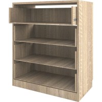 Каркас комода 99x80x44,3 см, 4 ящика, цвет дуб сонома
