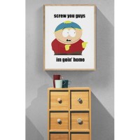 Постер Просто Постер South Park : Саус Парк - Screw You Guys 60х90 см